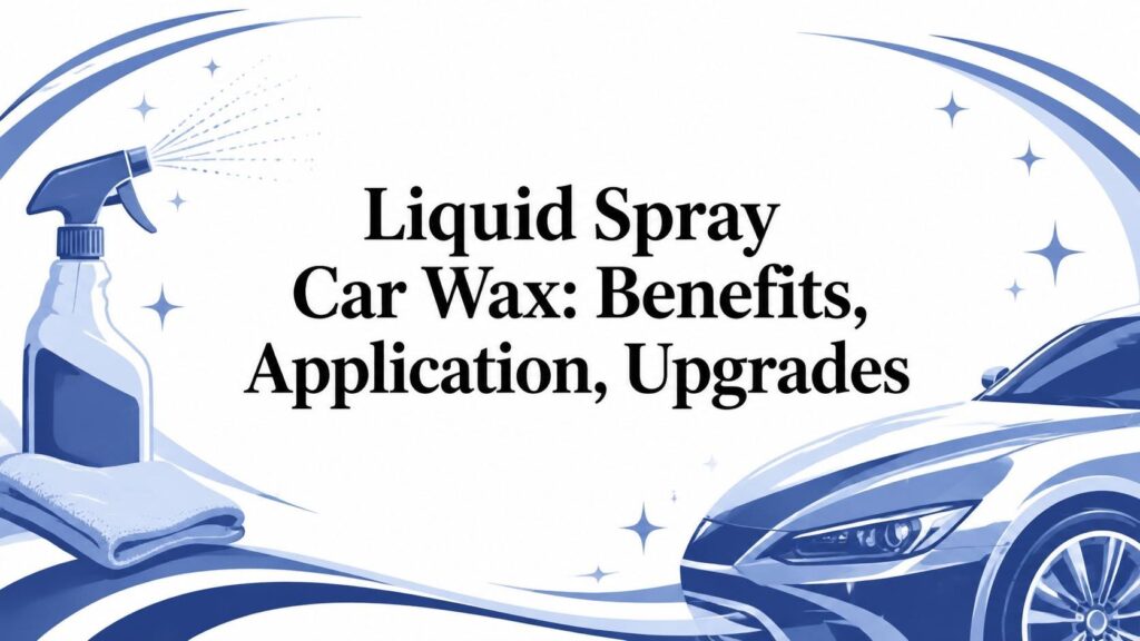 Liquid Spray Car Wax: Benefits, Application, Upgrades