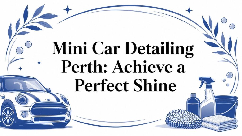 Mini Car Detailing Perth: Achieve a Perfect Shine