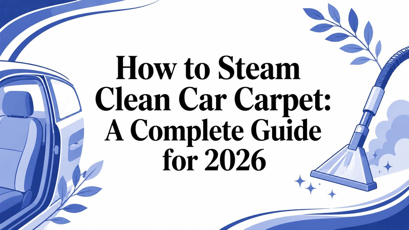 How to Steam Clean Car Carpet: A Complete Guide for 2026