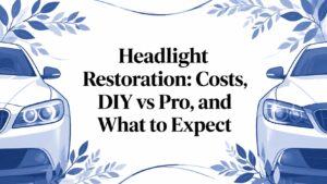 Headlight Restoration: Costs, DIY vs Pro, and What to Expect