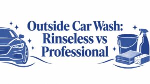 Outside Car Wash: Rinseless vs Professional