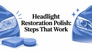 Headlight Restoration Polish: Steps That Work
