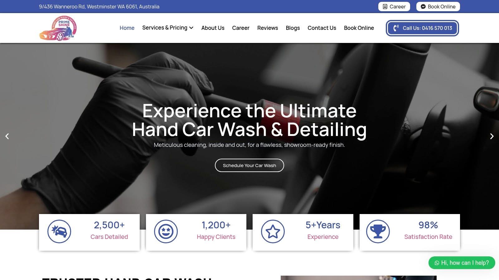 Screenshot from https://primeshinehcw.com.au