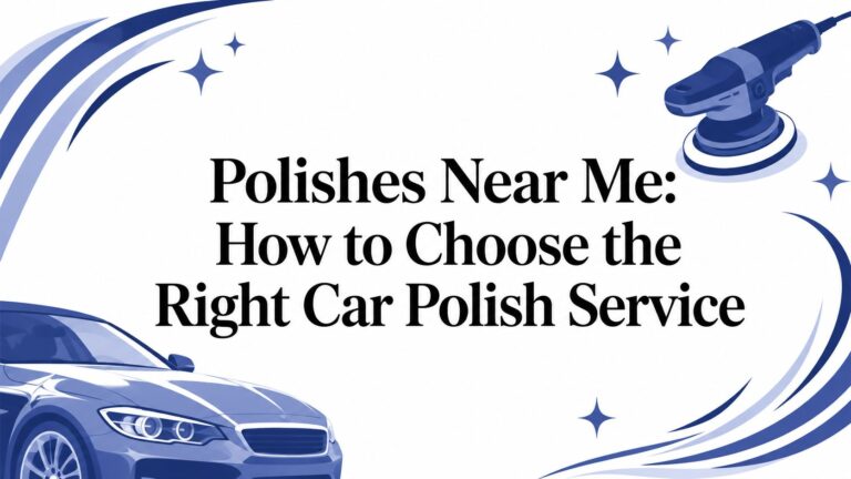 Polishes Near Me: How to Choose the Right Car Polish Service