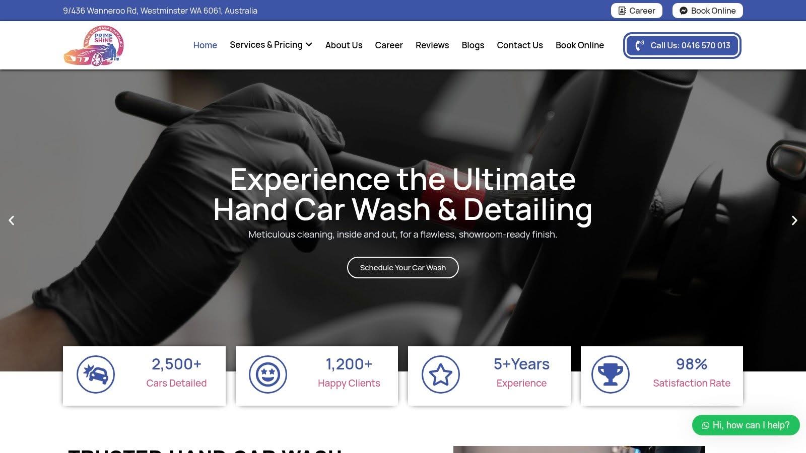 Screenshot from https://primeshinehcw.com.au